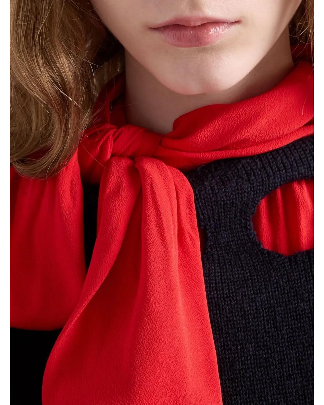 Prada Blue Pullover Mit U-Boot-Ausschnitt