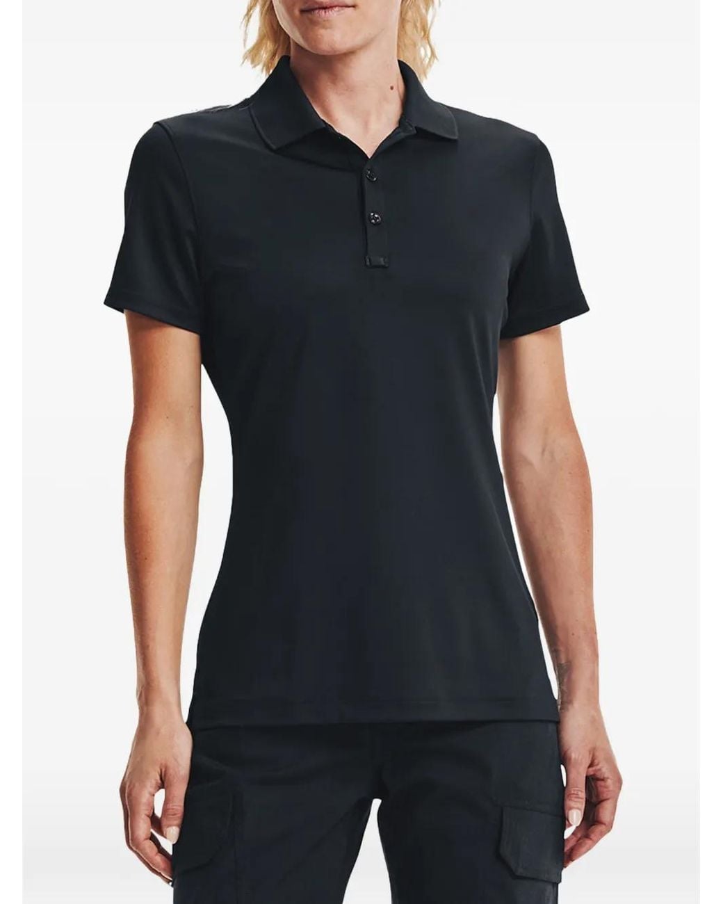 Under Armour Black Tactical Perf Range 2.0 Polo Shirt