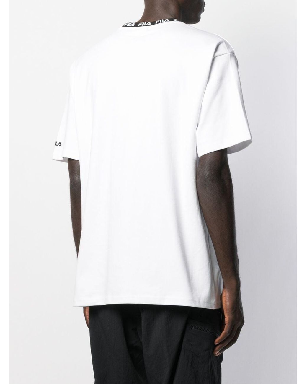 Fila collar store t shirt