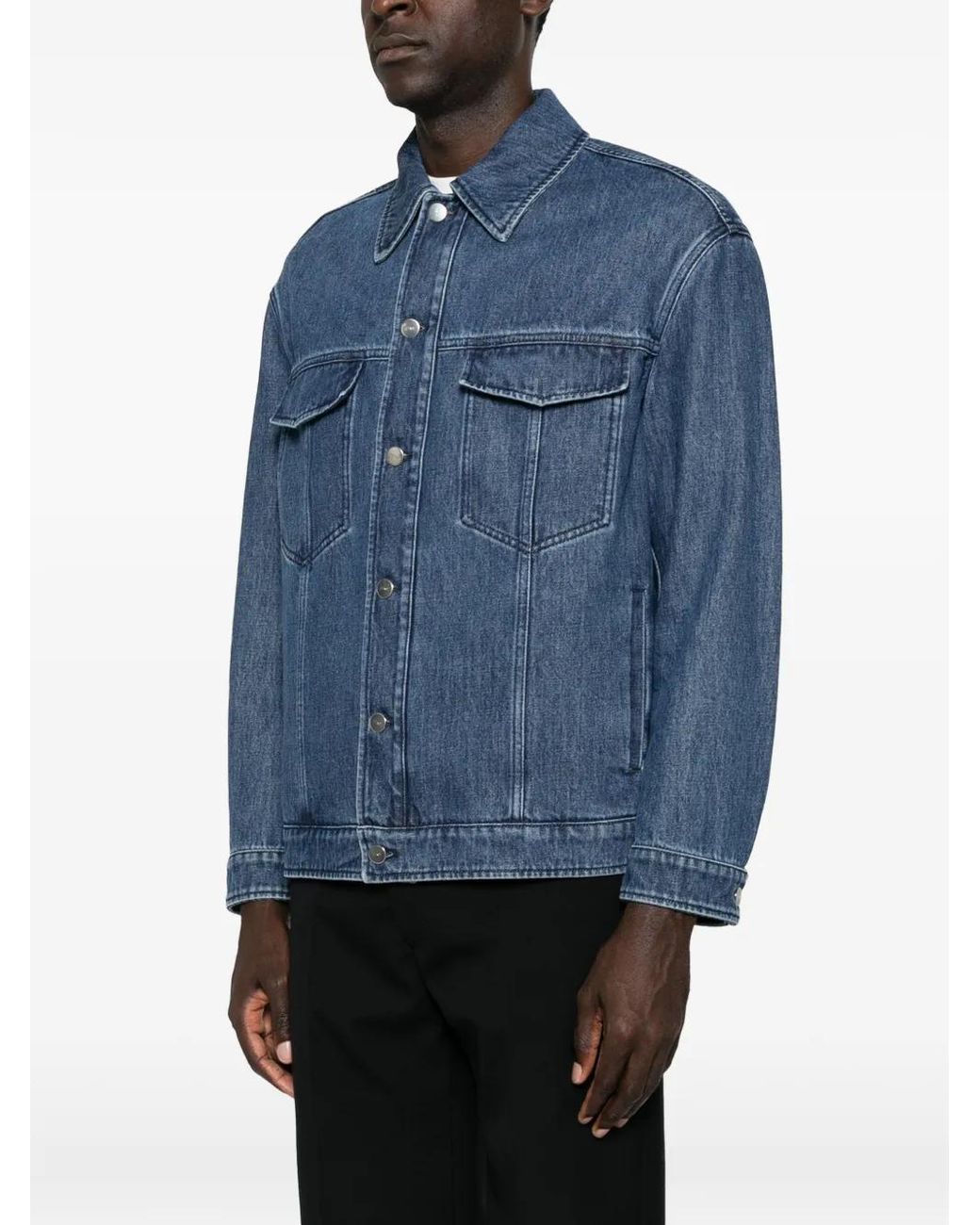 Fendi Blue Veste Jeans for men