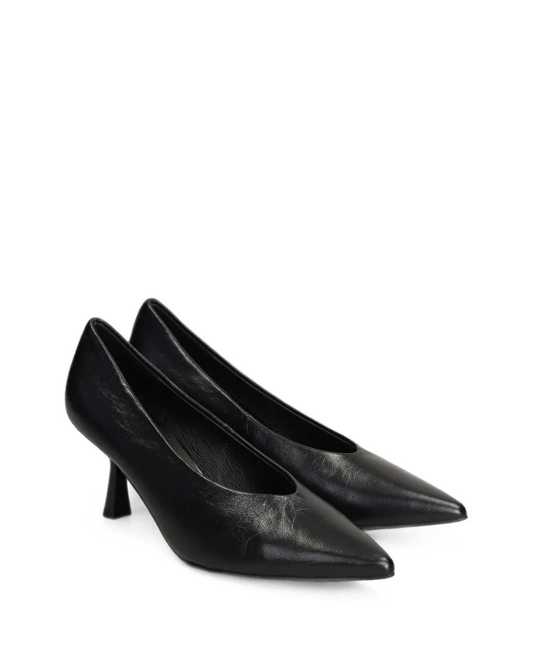 Bibi Lou Black Tiare Pointed-Toe Heeled Pumps
