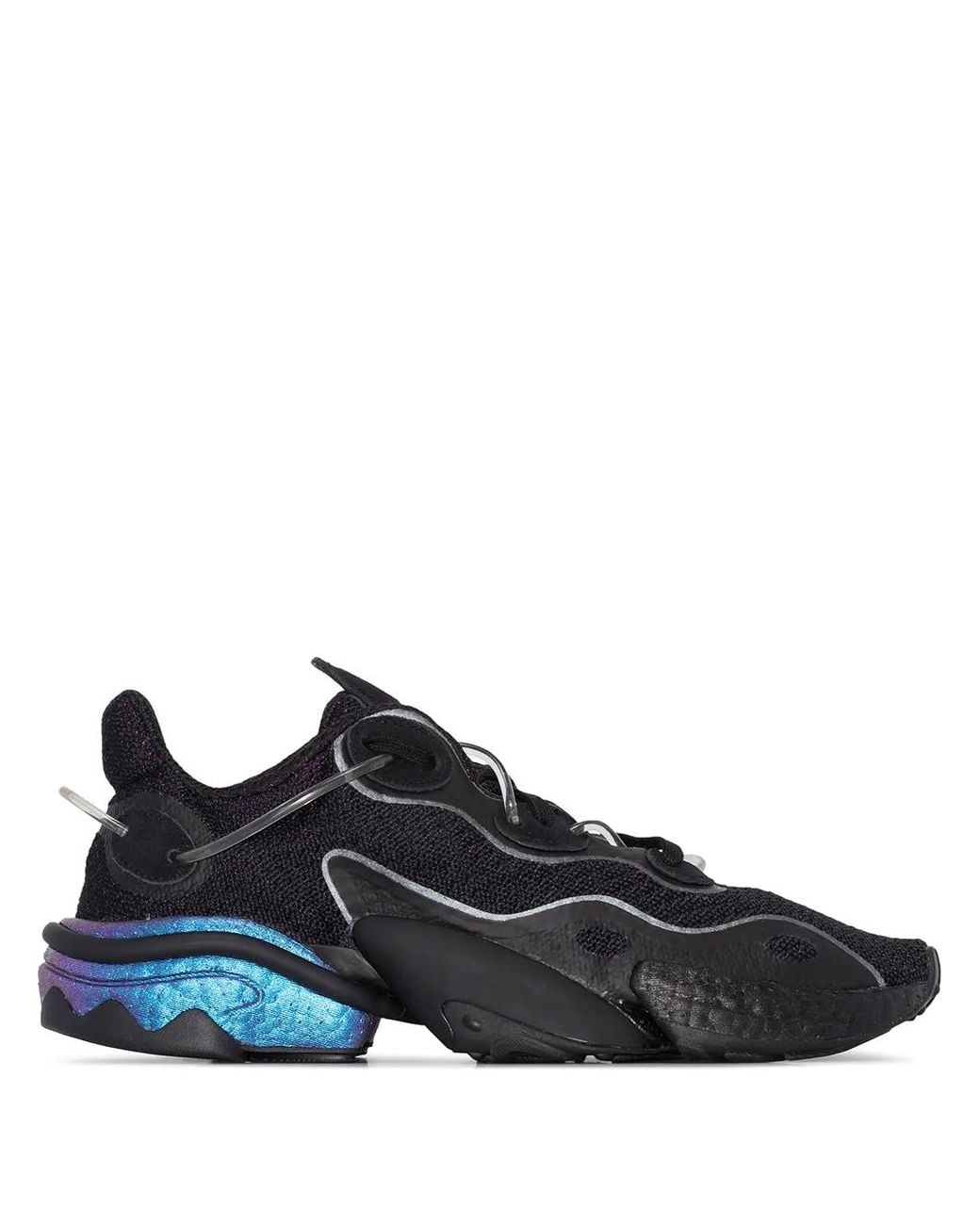 Adidas Black Torsion X Low-Top Sneakers