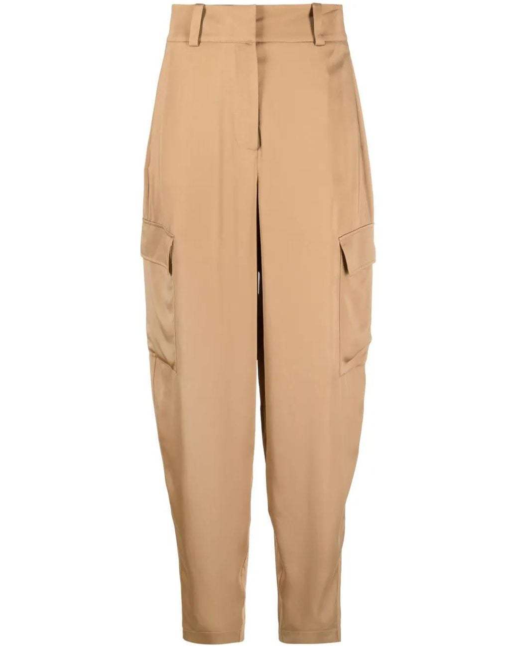 Joseph Natural High-Waisted Cargo Trousers