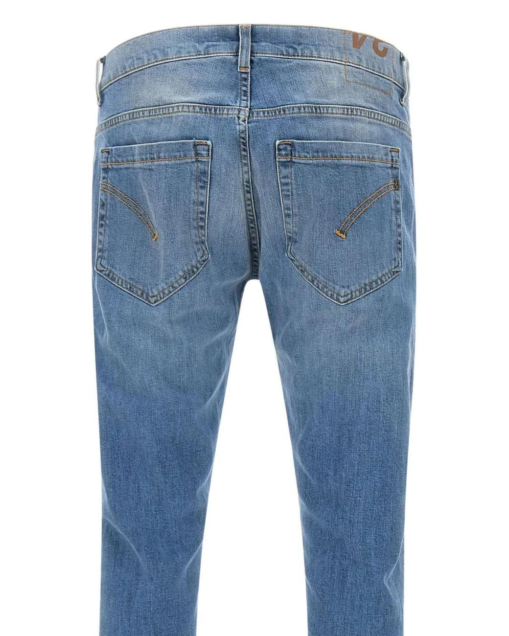 Dondup Blue George Straight-Leg Jeans for men