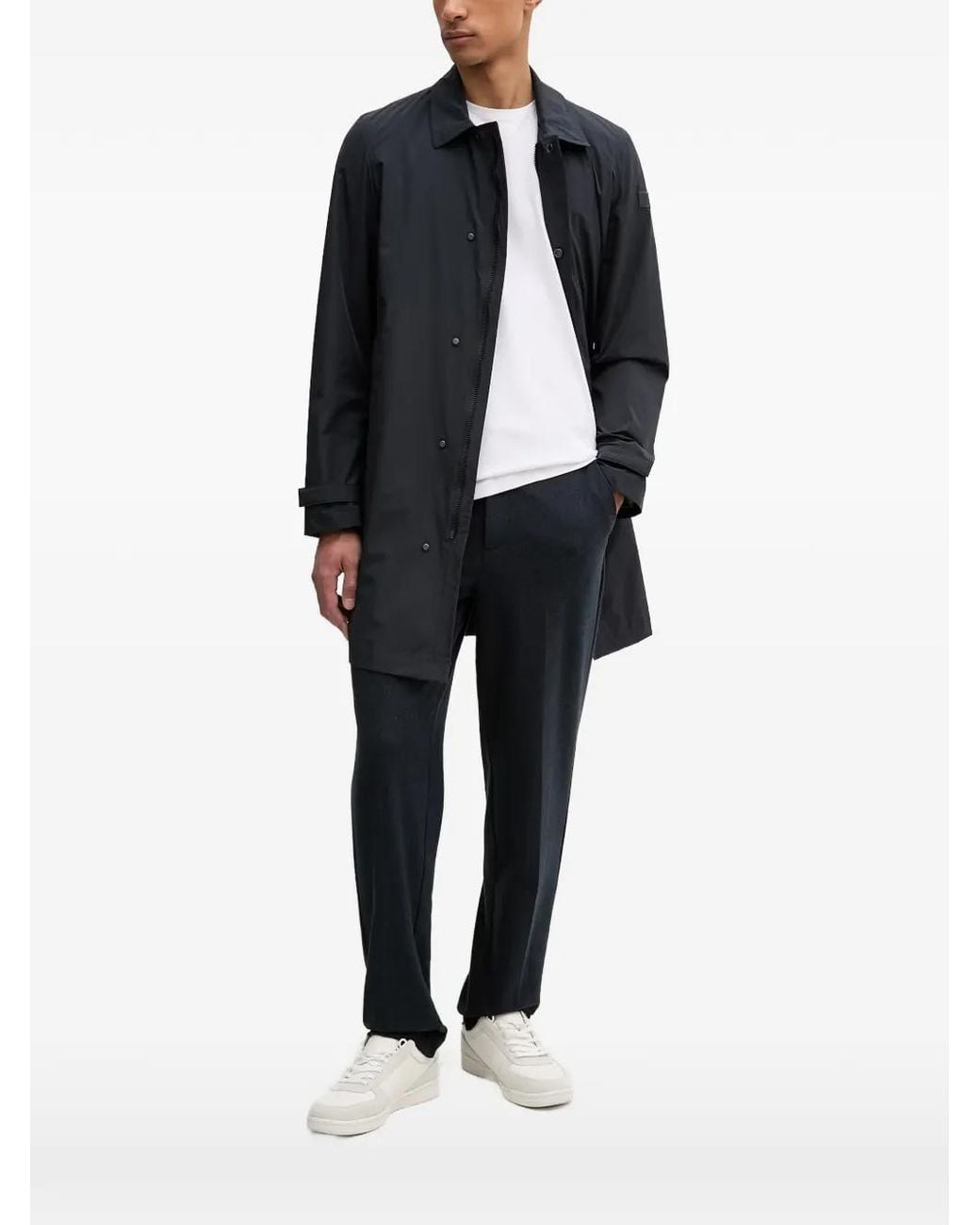 Marc O' Polo Blue Veste À Fermeture Dissimulée for men