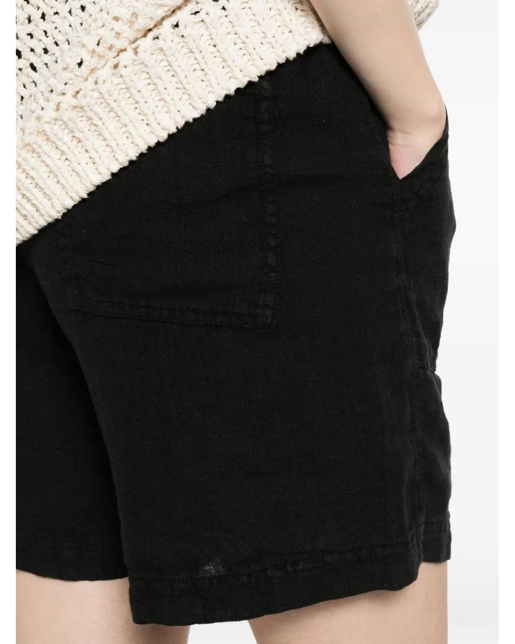 Deha Black Drawstring Pocket Shorts