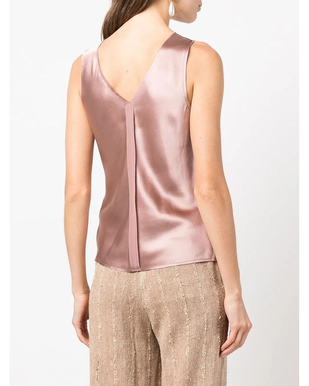 Top Sin Rematar Voz de color Pink