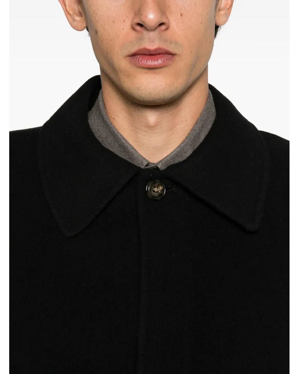 Séfr Black Wool Jacket for men