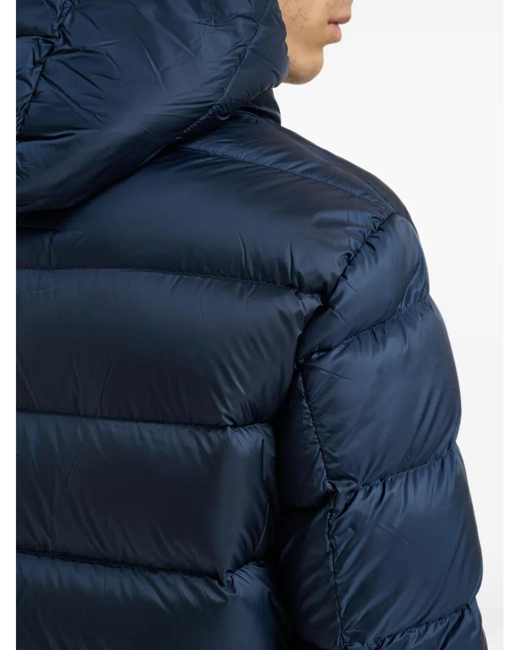 Colmar Blue Padded Hooded Jacket for men
