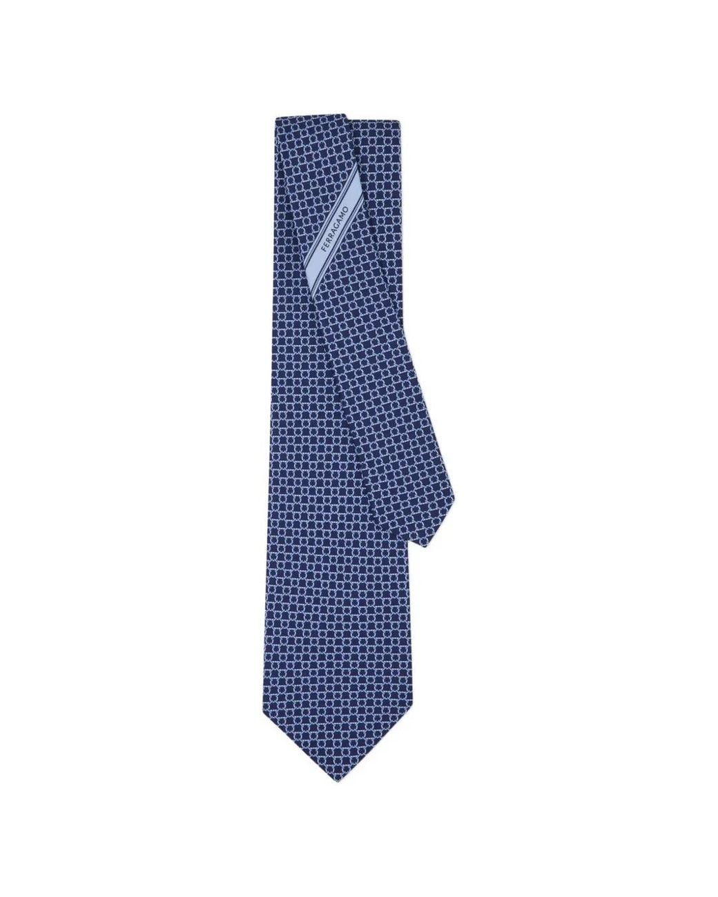Cravatta di Ferragamo in Blue da Uomo
