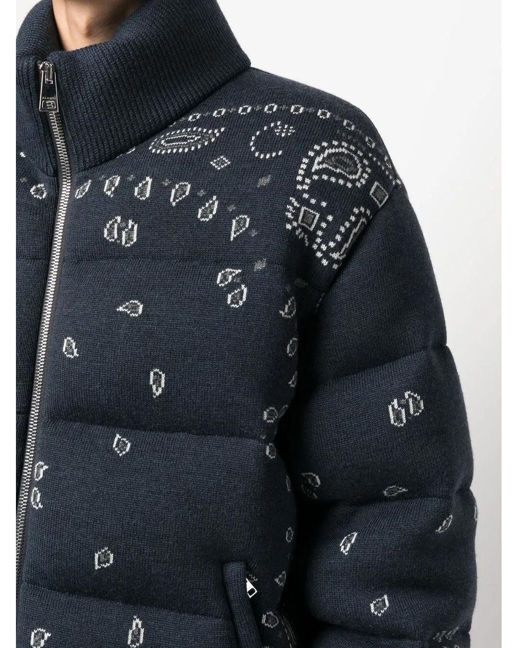Plumífero Estampado Alanui de hombre de color Blue