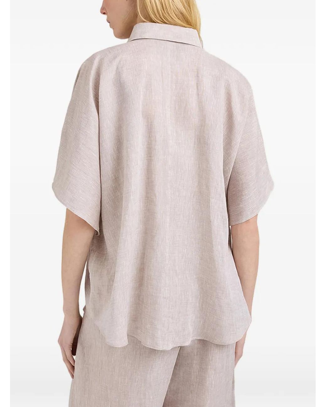 Momoní Pink Brooklyn Kimono-Sleeve Shirt