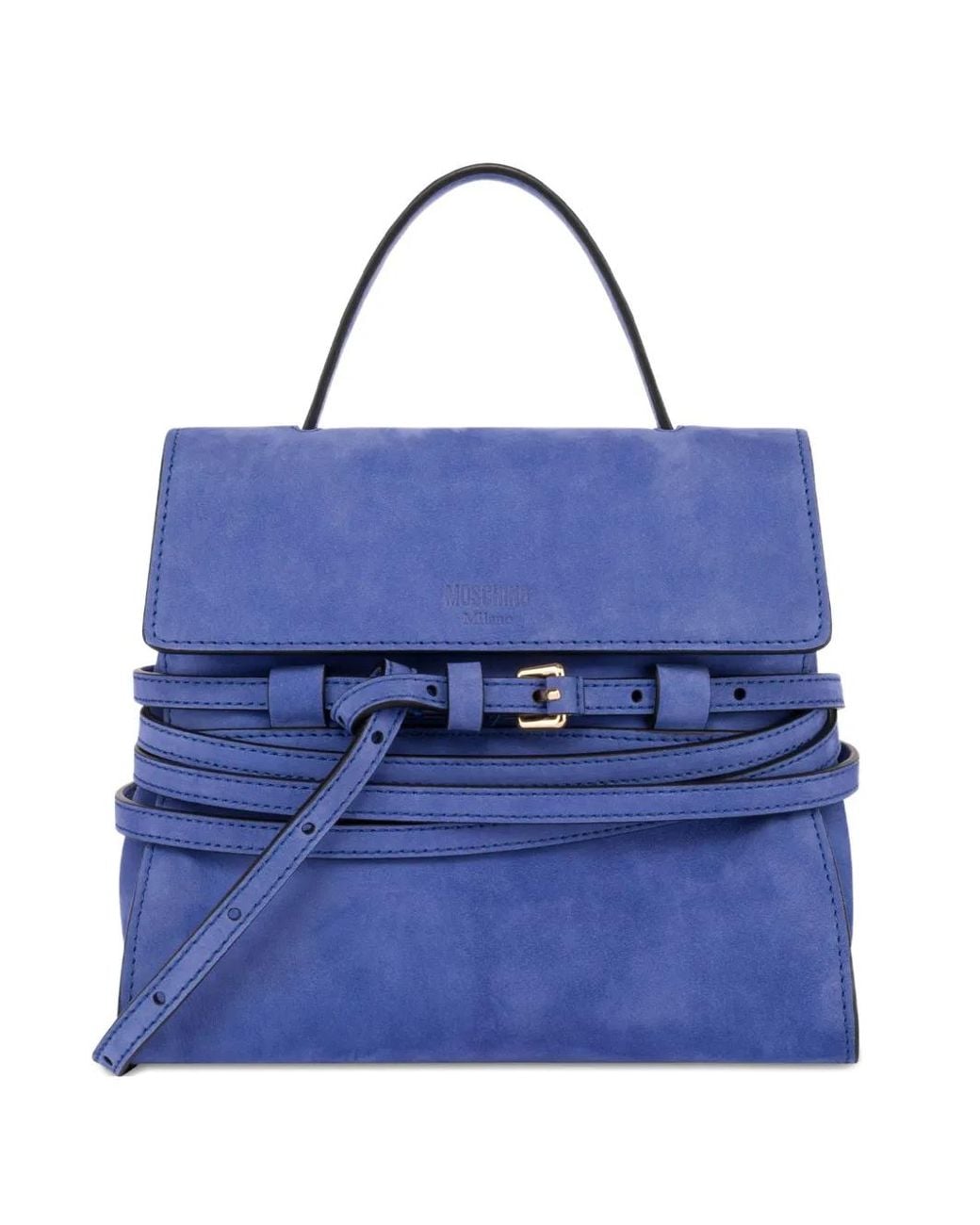 Moschino Blue Tie Me Small Hand Bag