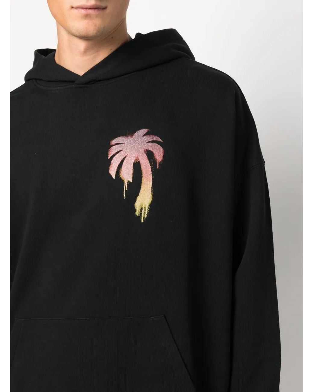 Palm Angels Black Sweatshirt for men