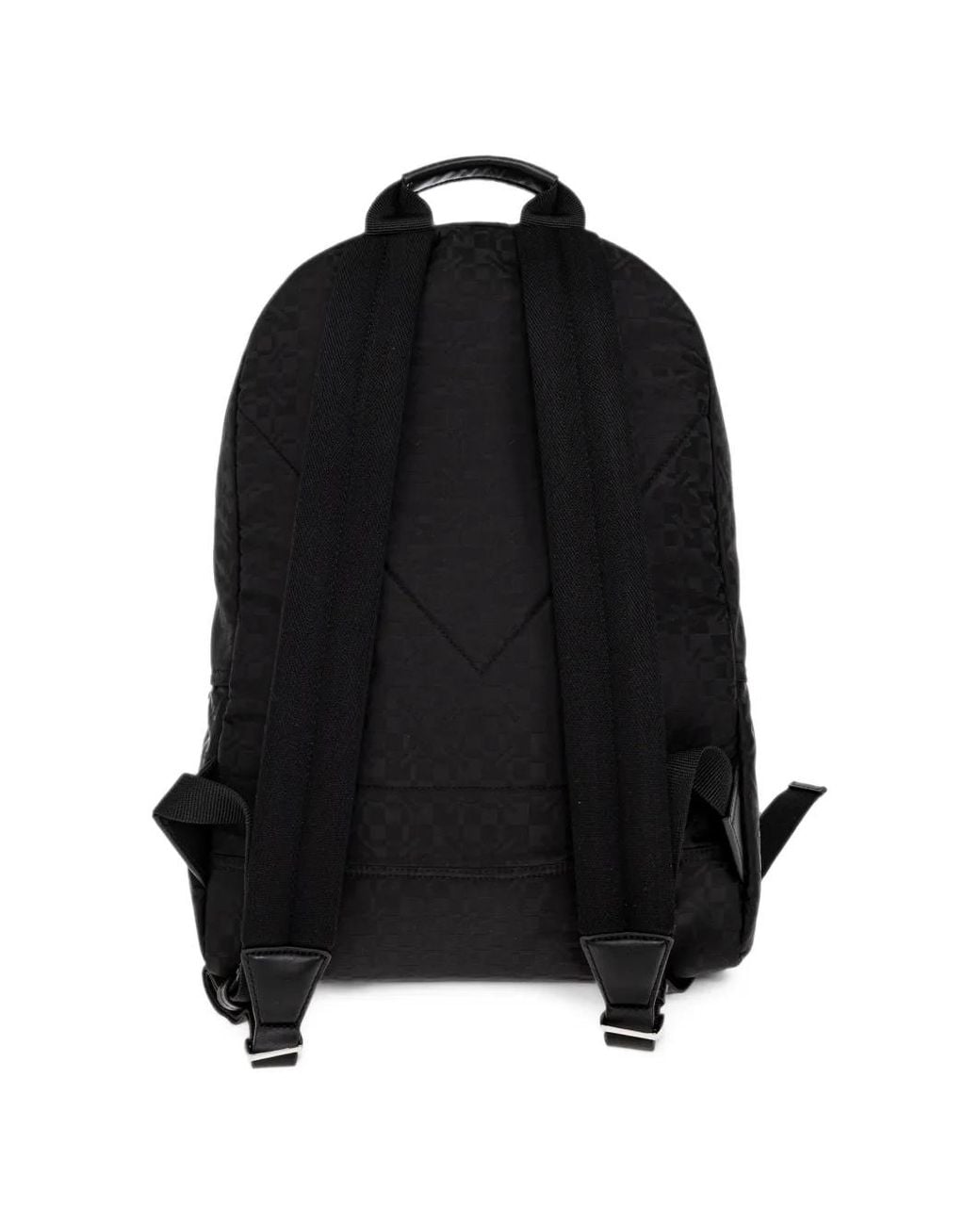 KENZO Black Monogram-Jacquard Backpack