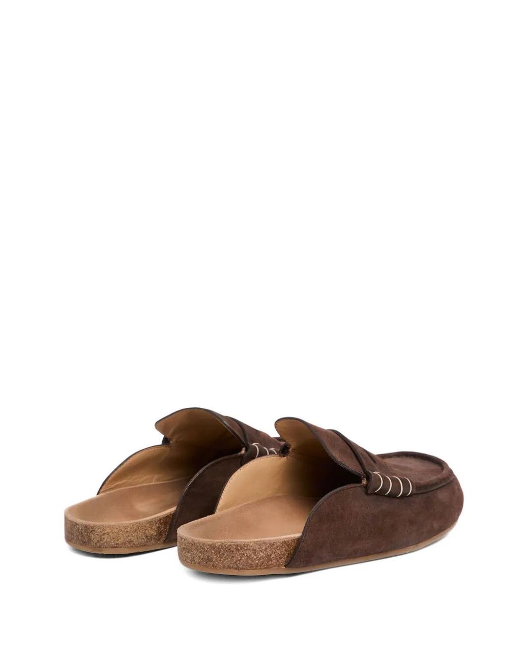 J.W. Anderson Brown Mules En Daim