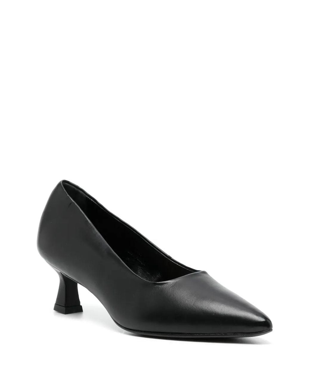 Paul Smith Black Leather Pointed-Toe Pumps