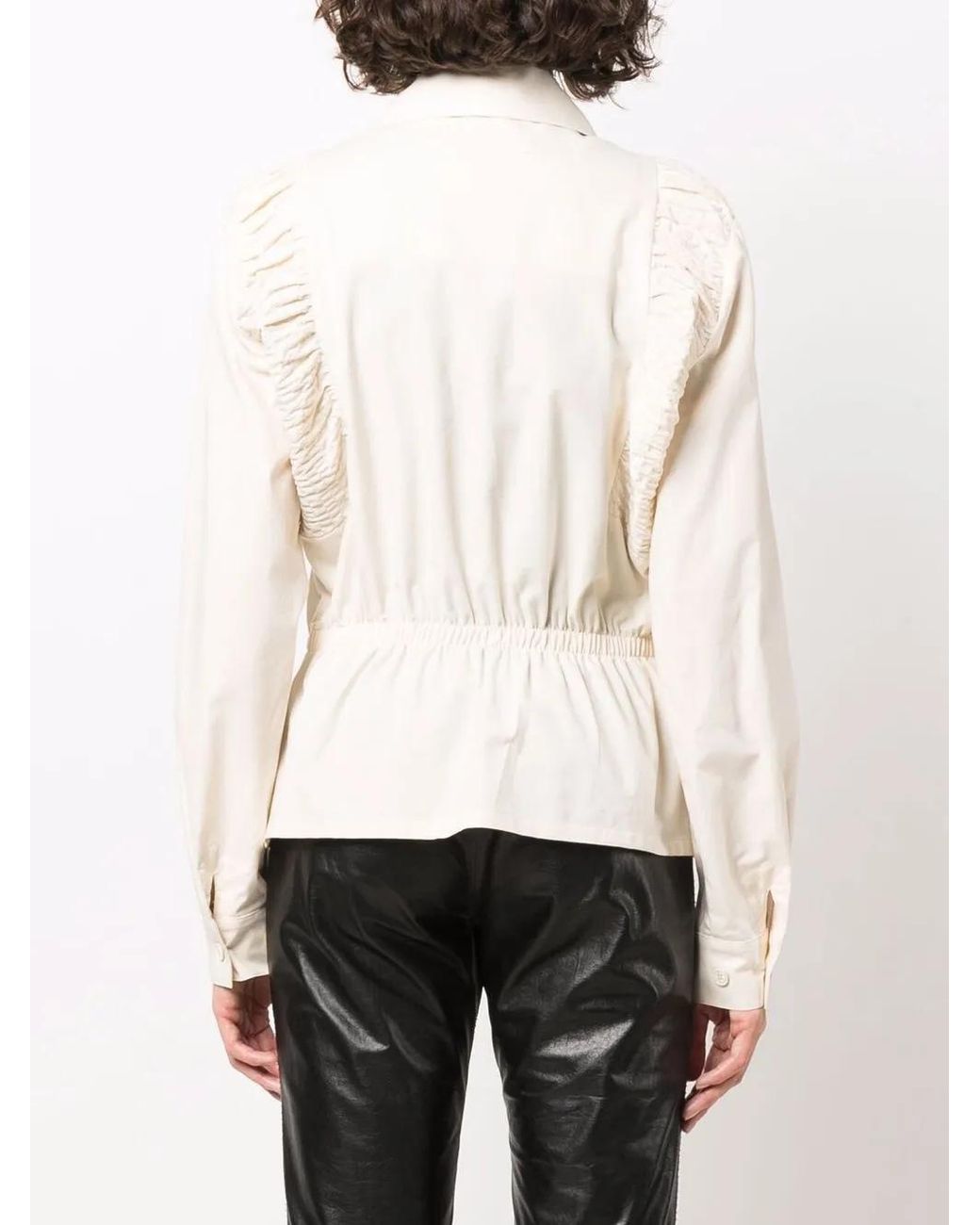 Maison Margiela Multicolor Ruched-Detail Shirt