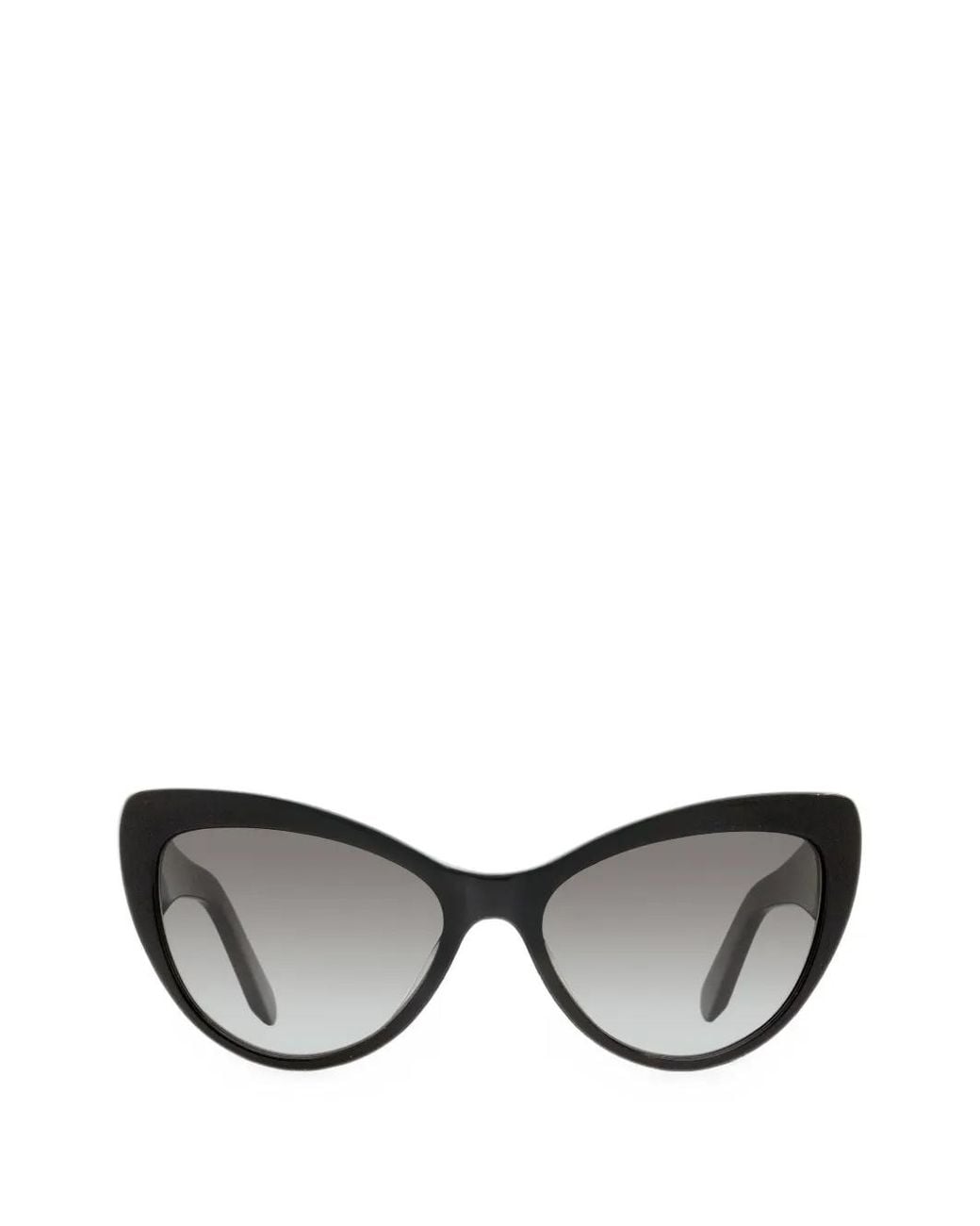 Ferragamo Eyewear Black Lunettes De Soleil À Monture Papillon
