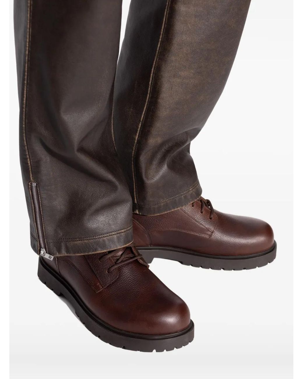 Birkenstock Brown Highwood Leather Boots for men