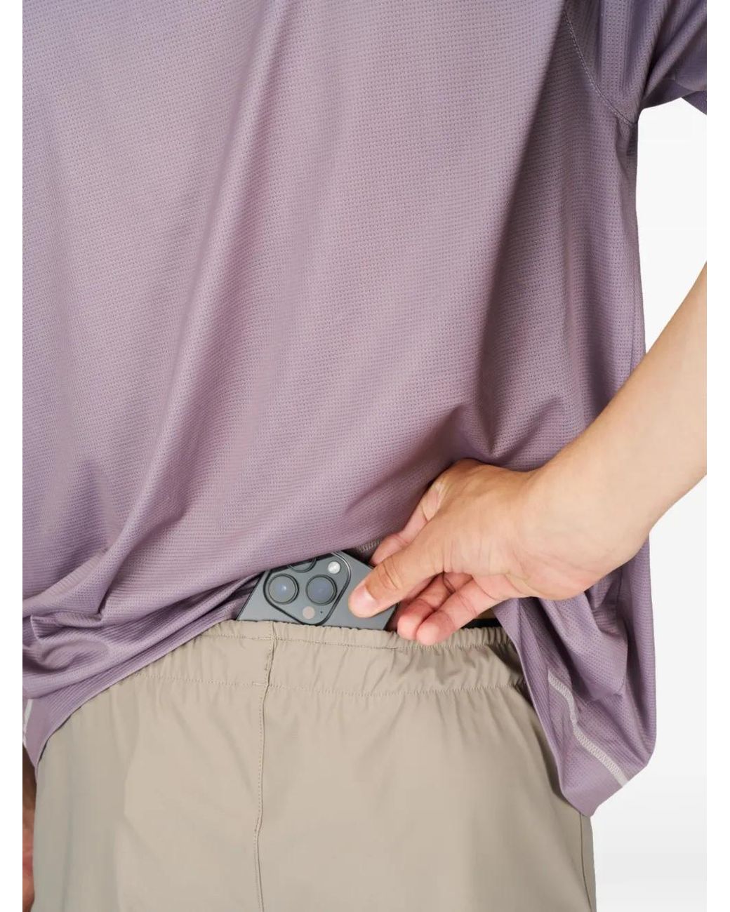 UNNA Gray Tempo Shorts for men