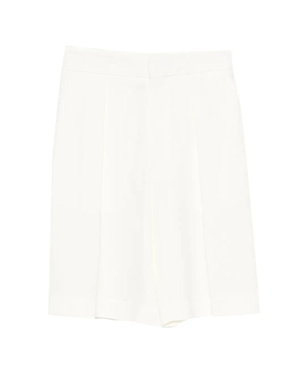 Victoria Beckham White Shorts