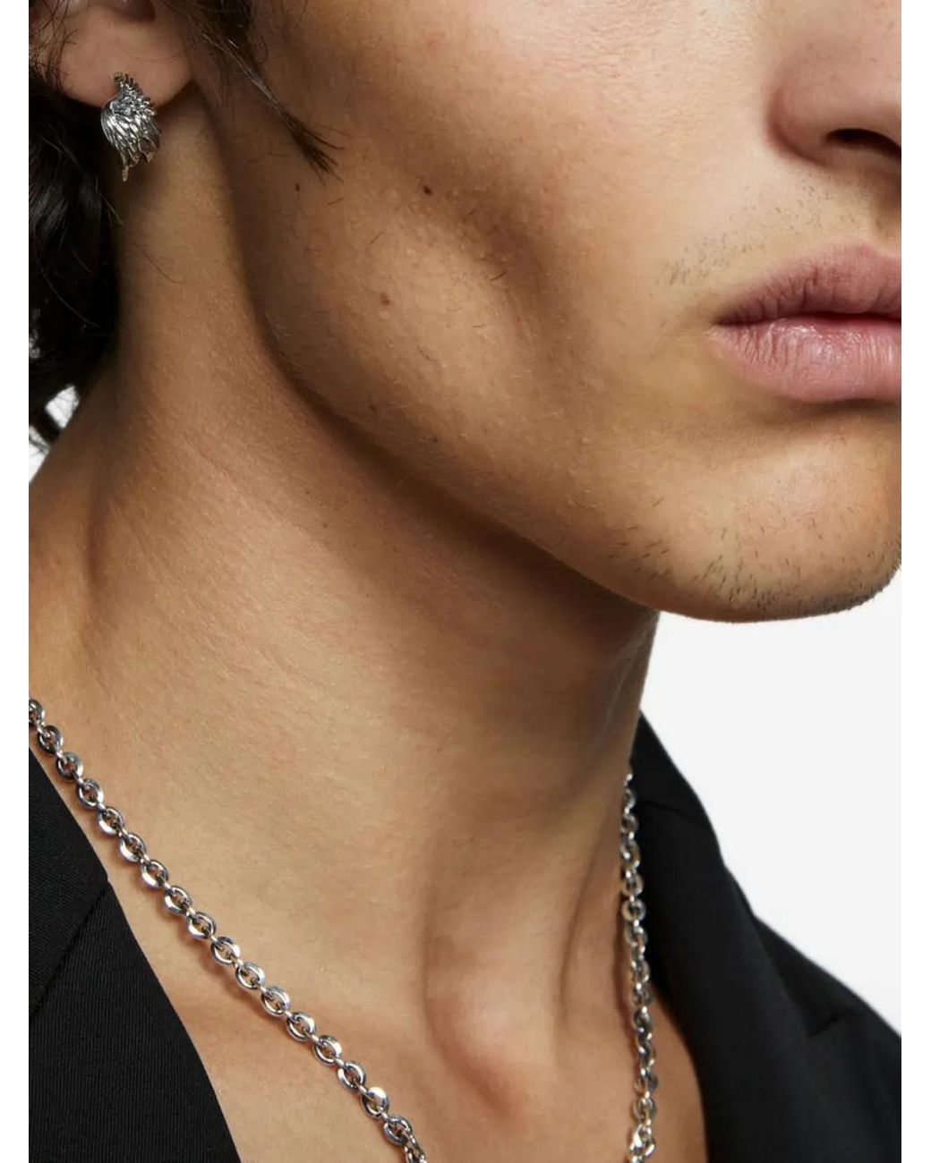 Emanuele Bicocchi Brown Ala Huggie Earrings