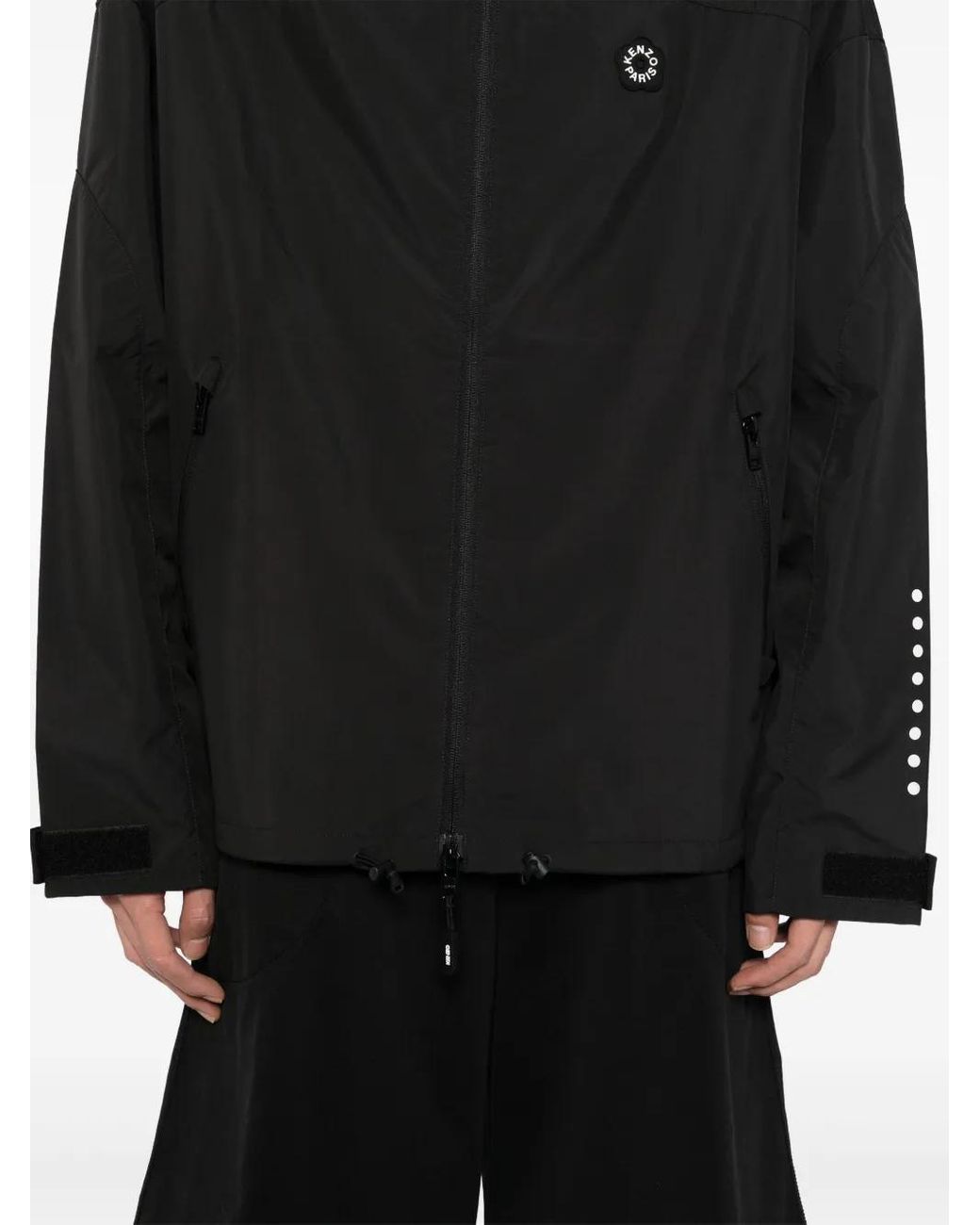 KENZO Black Boke Flower Windbreaker for men