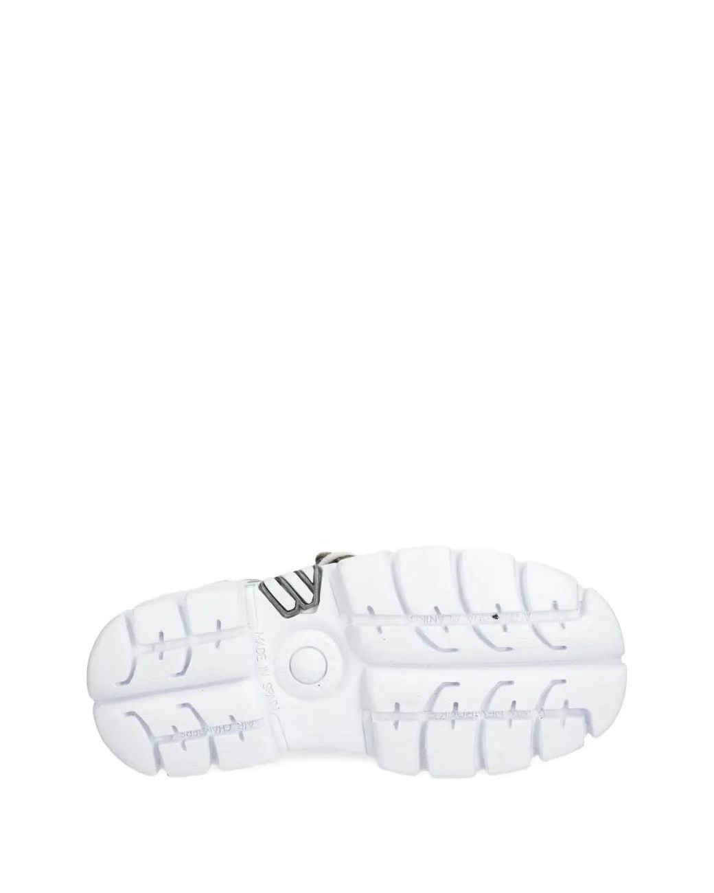 Zapatillas con plataforma de 60 mm New Rock de color White
