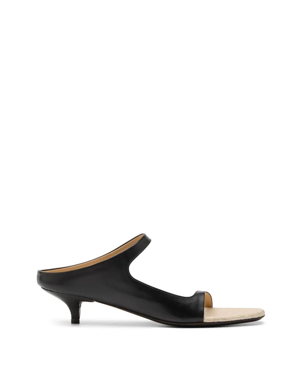Marsèll White Fiuto Double-Strap Heeled Sandals