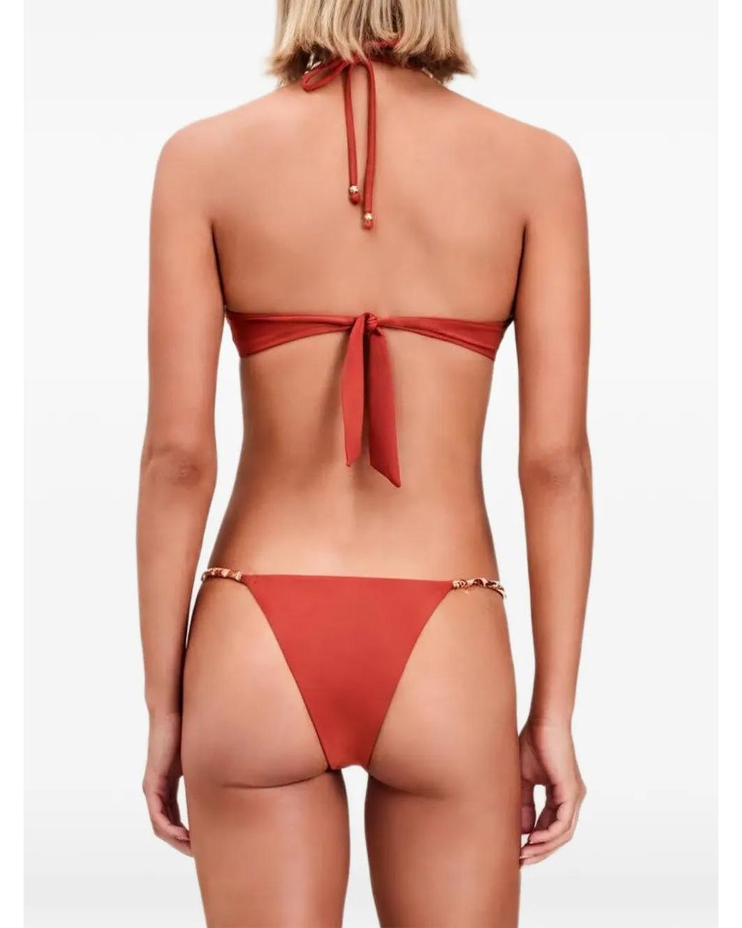 Devon Windsor Red Genesis Bikini Bottoms