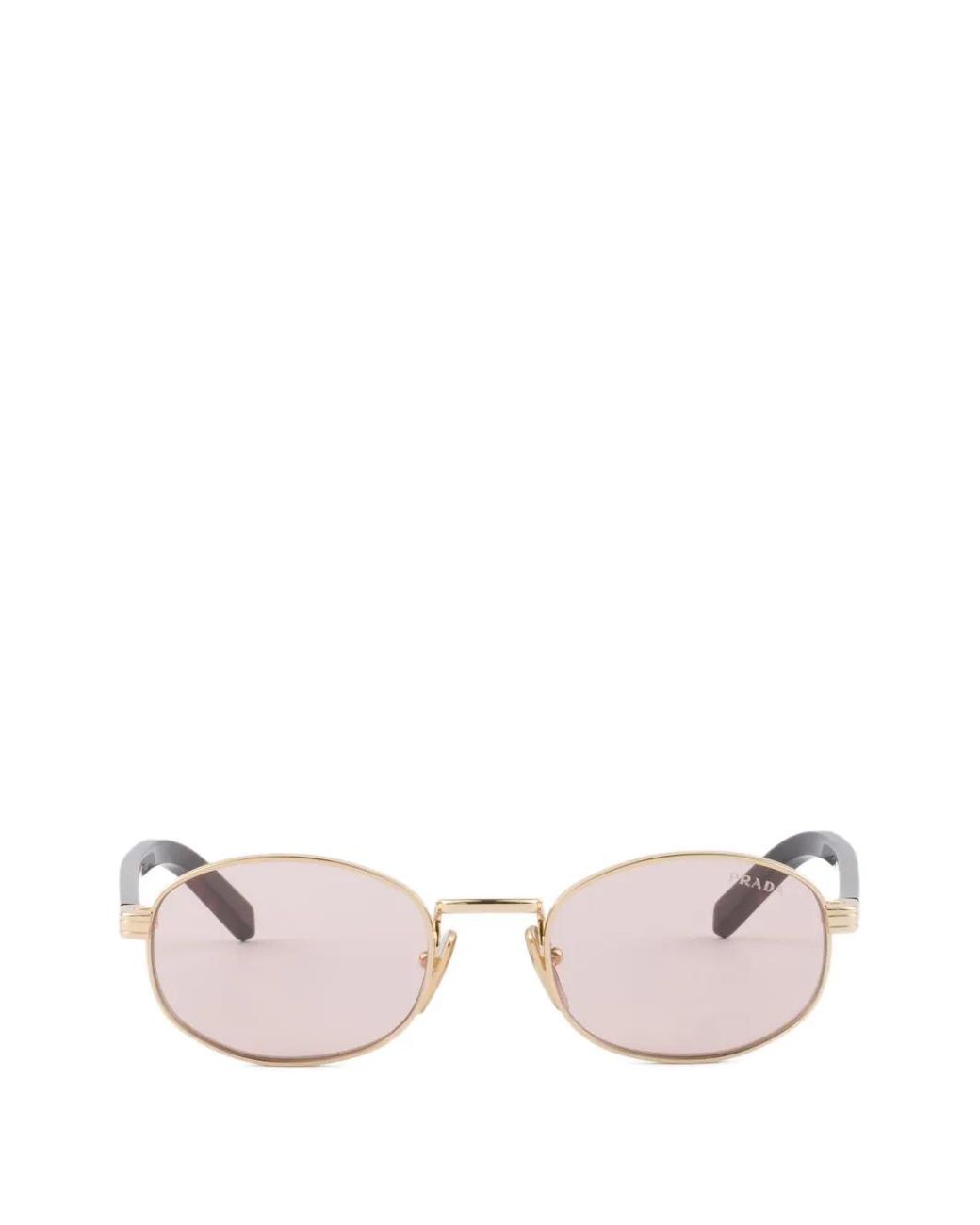 Prada Pink Sunglasses With The Iconic Metal Plaque