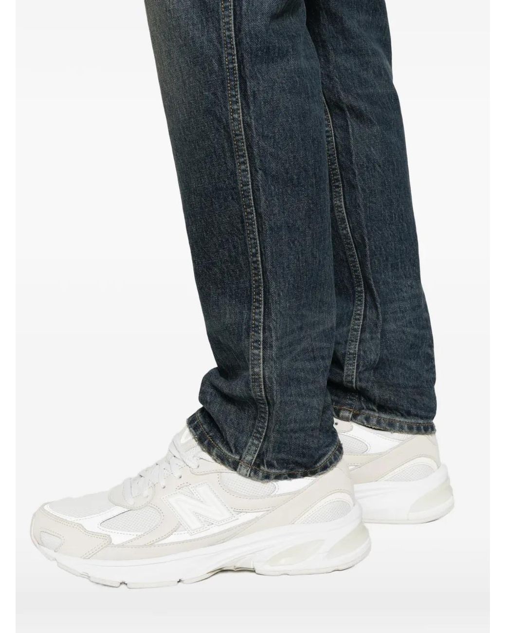 Represent Gray Straight-Leg Jeans for men