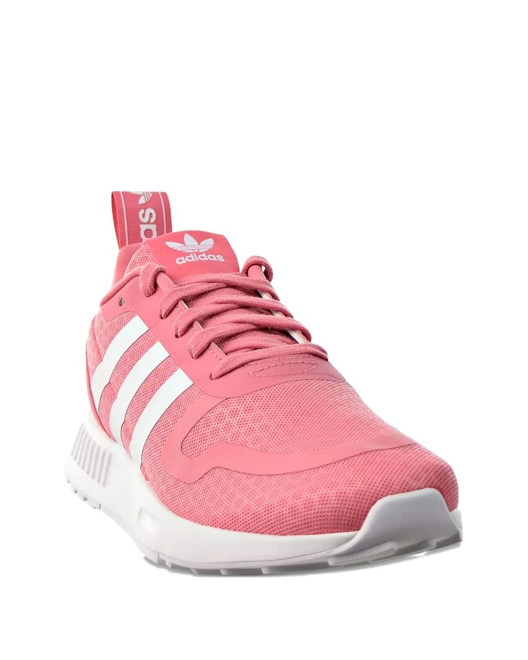 Adidas Pink Baskets Multix À Rayures