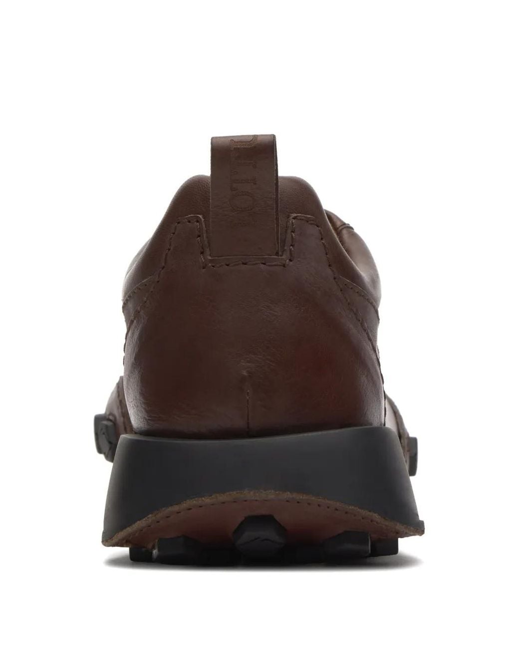 Lottusse Brown Nauta Leather Low-Top Sneakers for men