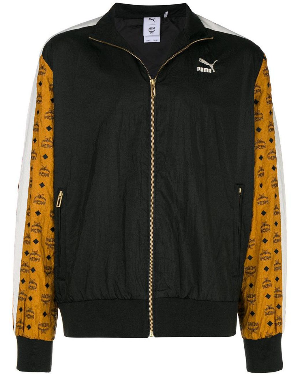 PUMA X Mcm Track Jacket in Black for Men | Lyst