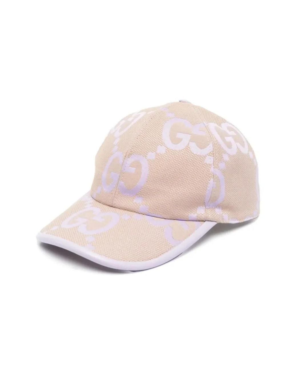 Gucci Pink Jumbo Gg Baseball Cap