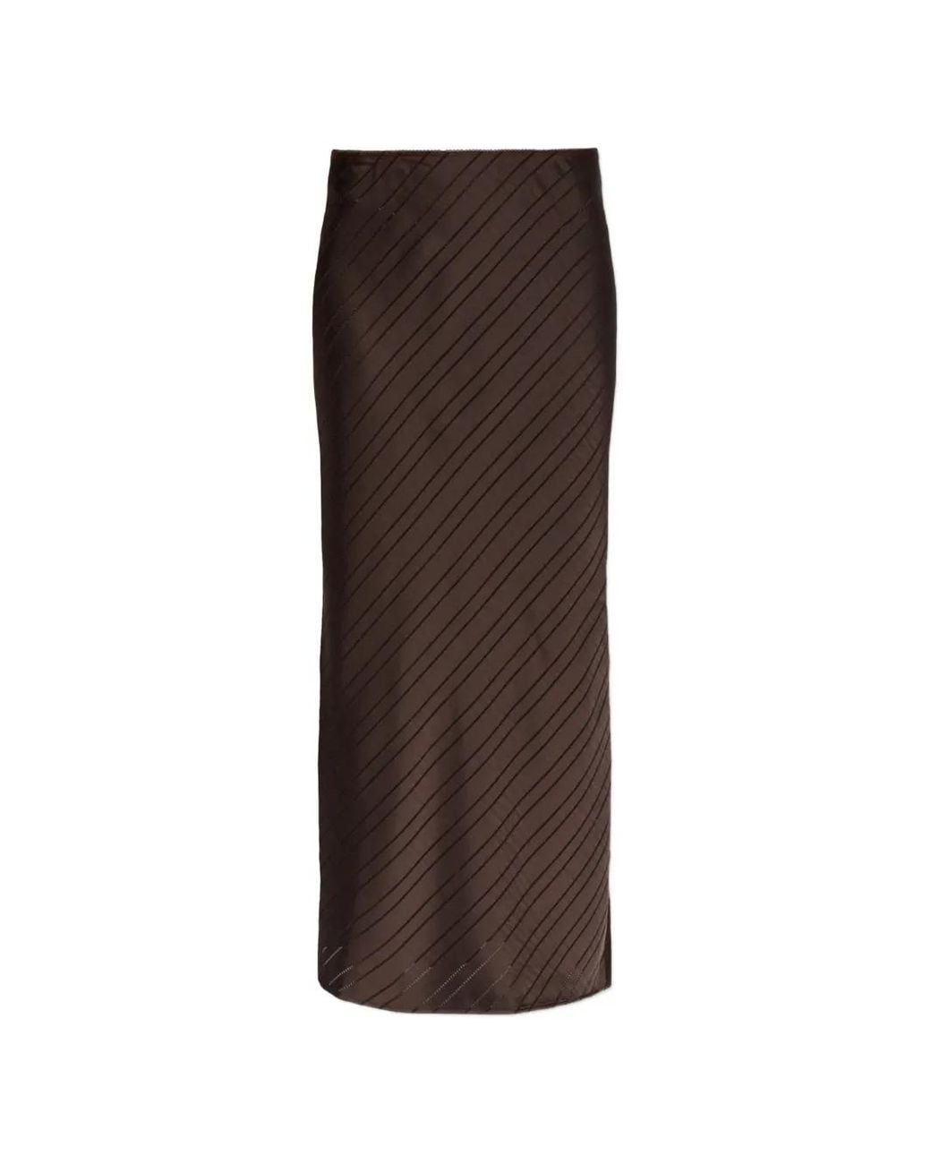 Falda Larga Saagneta Samsøe & Samsøe de color Brown