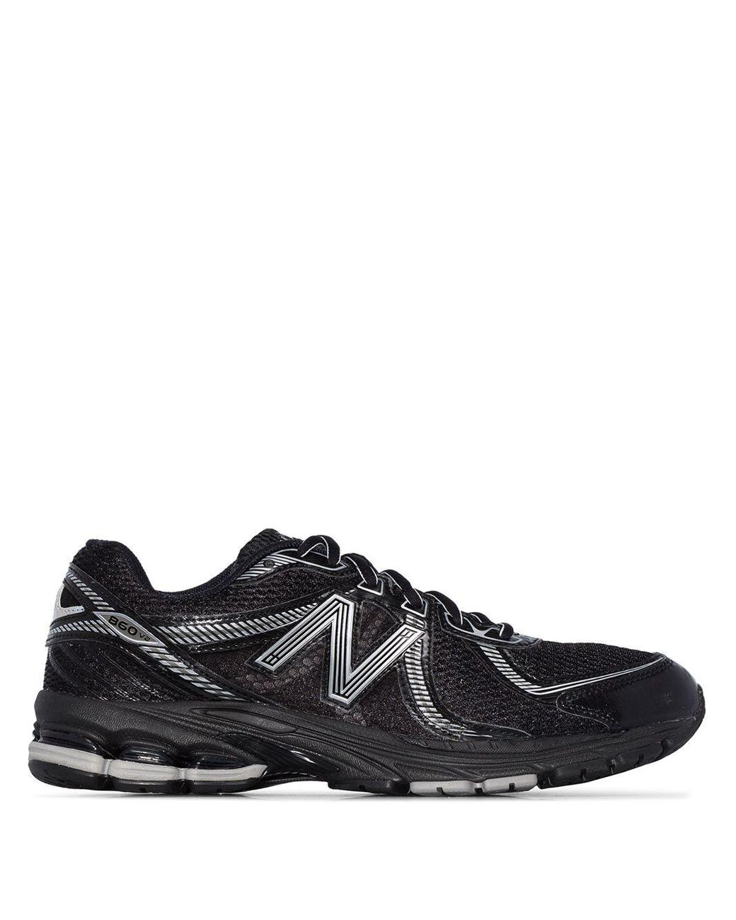 New Balance Synthetic Mens Black 860 V2 Low Top Sneakers for Men | Lyst