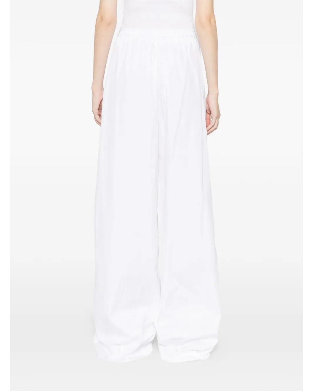 Ermanno Scervino White Cotton Pants