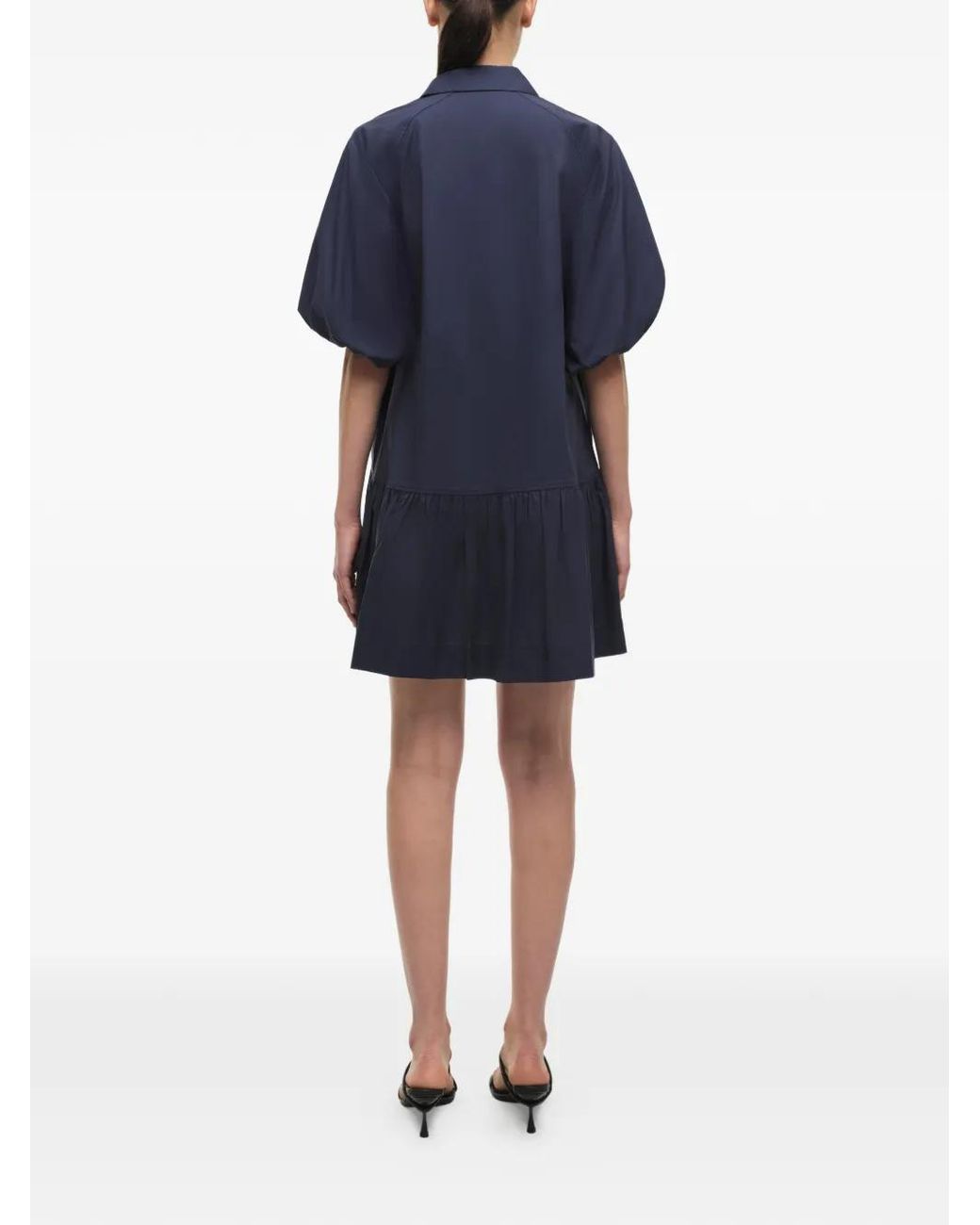 Jonathan Simkhai Blue Crissy Shirt Dress
