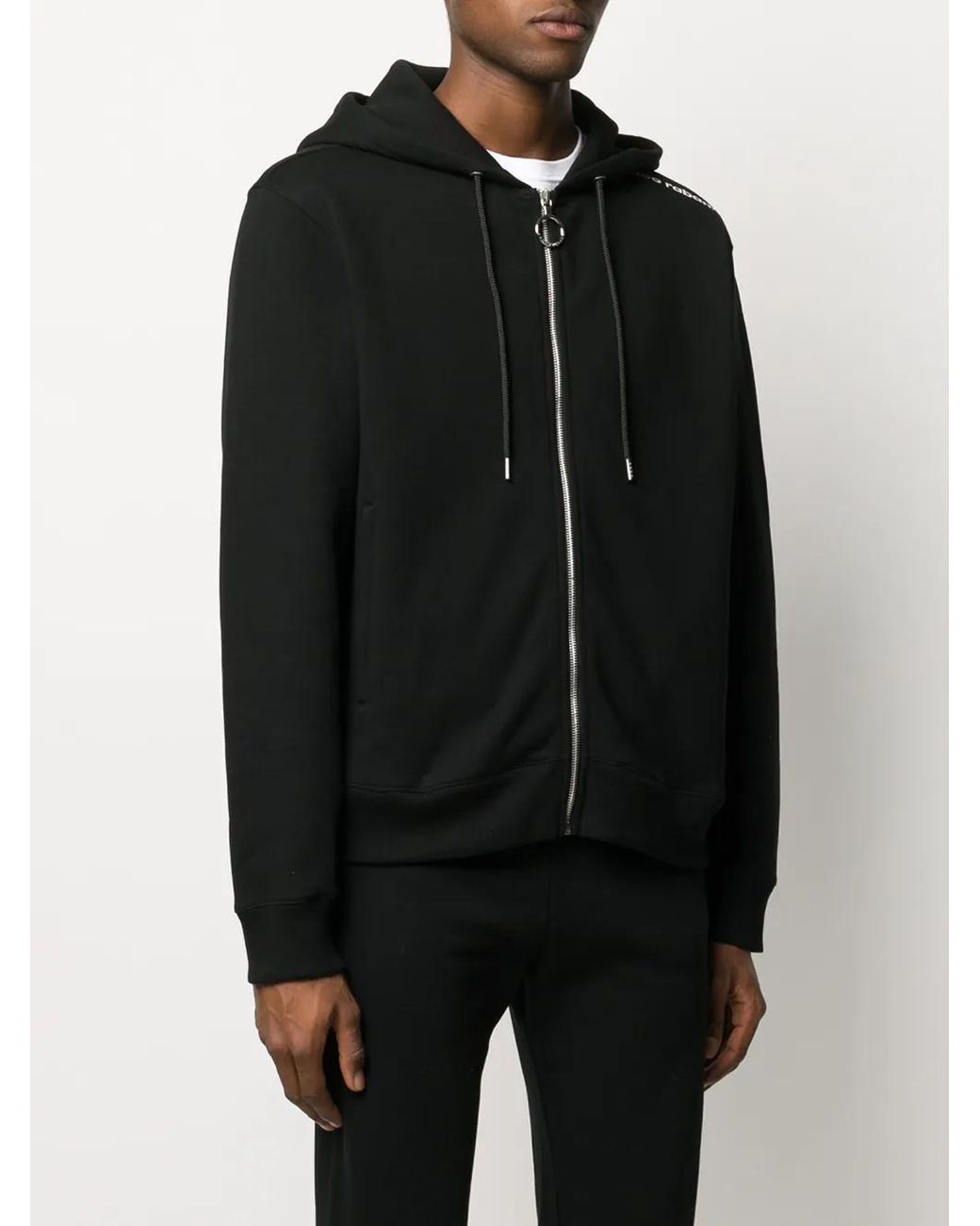 Rabanne Black Logo Shoulder Cardigan