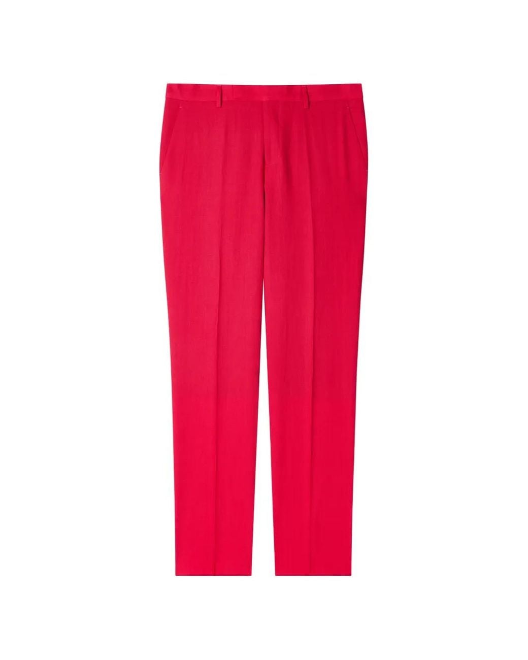 Paul Smith Tapered-Fit Linen Trousers for men