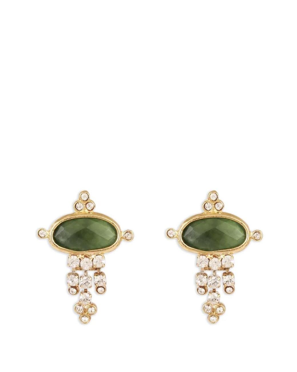 Gas Bijoux Metallic Tiki Serpentine-Embellished Earrings