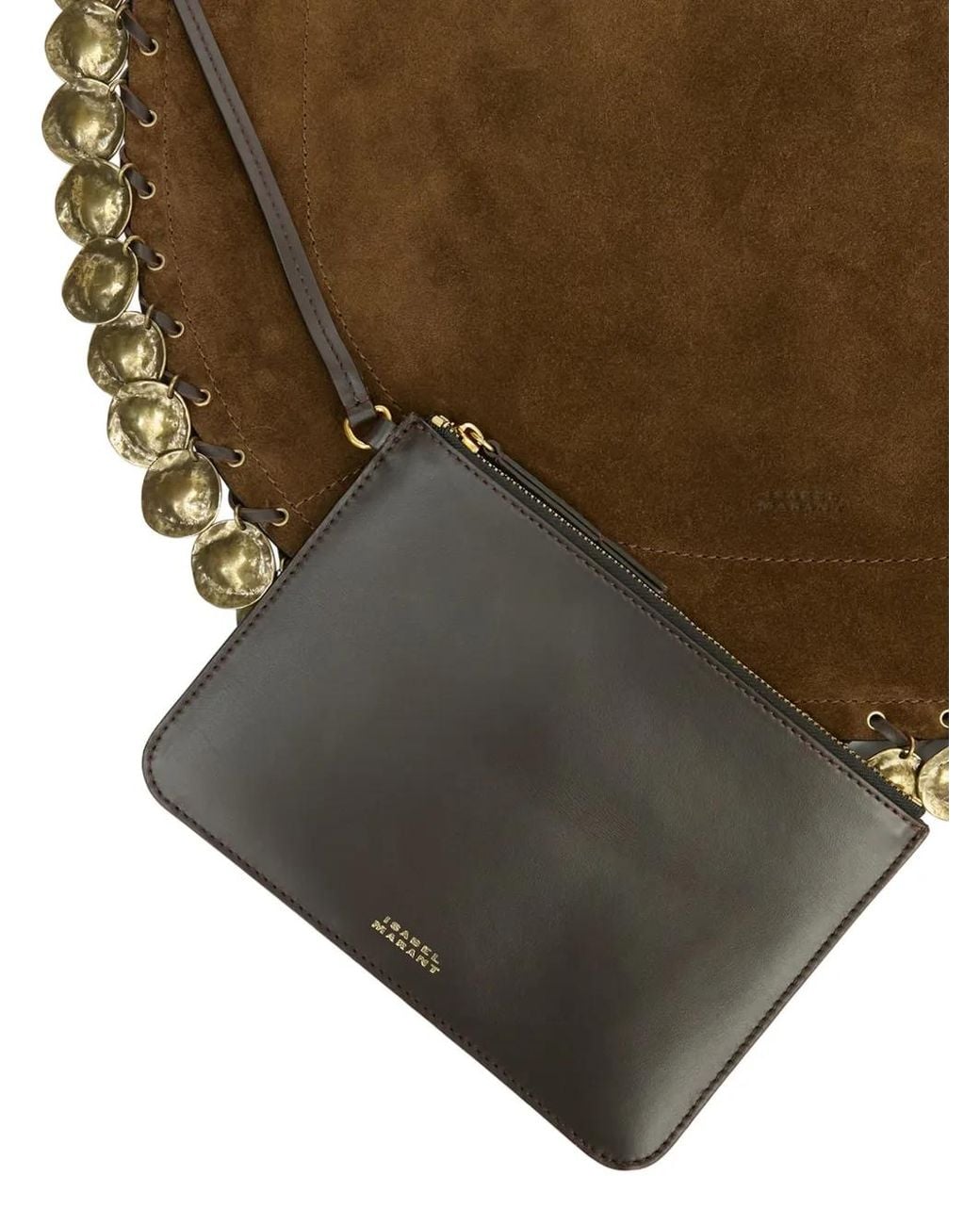 Sac Oskan Hobo Soft Médailles Isabel Marant en coloris Brown