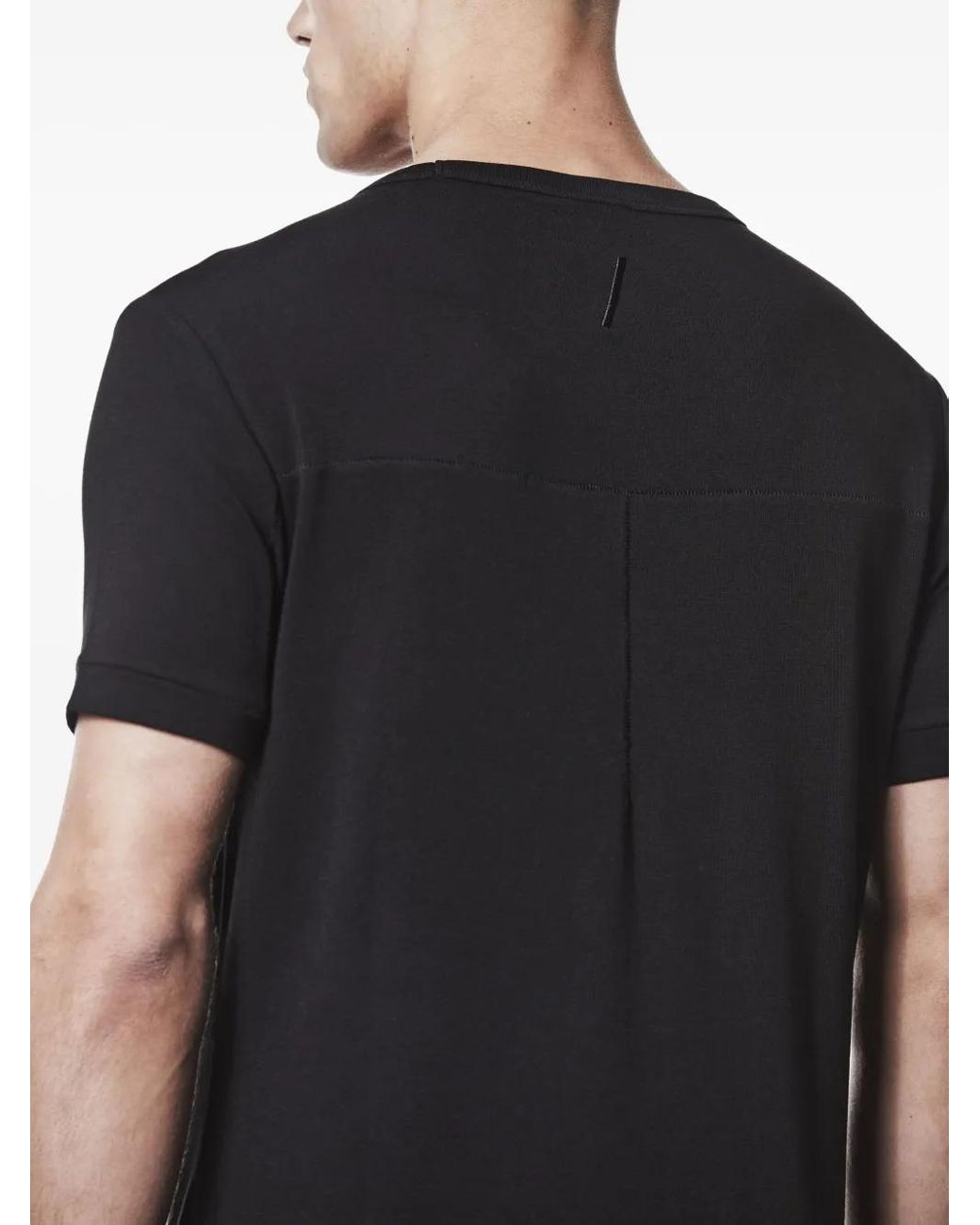 Thom Krom Black Crew-Neck T-Shirt for men
