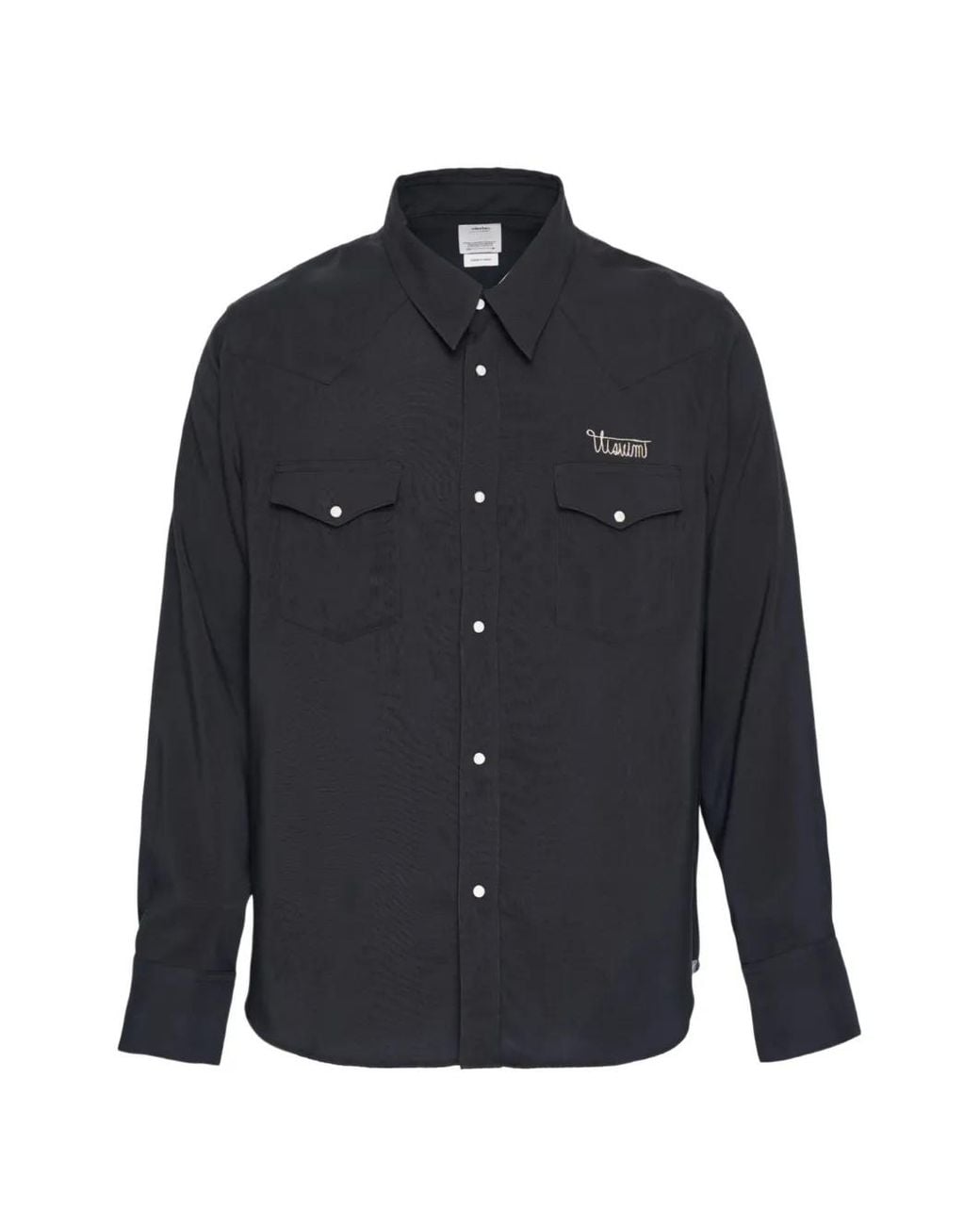 Visvim Blue Four Corners Long-Sleeve Shirt for men