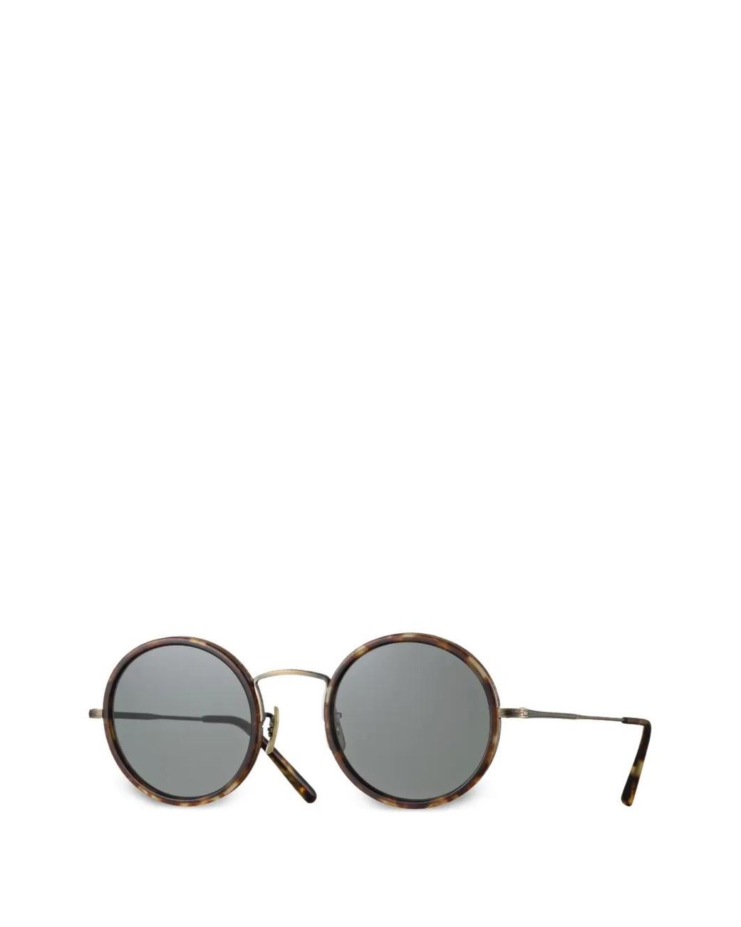 Eyevan 7285 Metallic E-0512-E Round-Frame Sunglasses