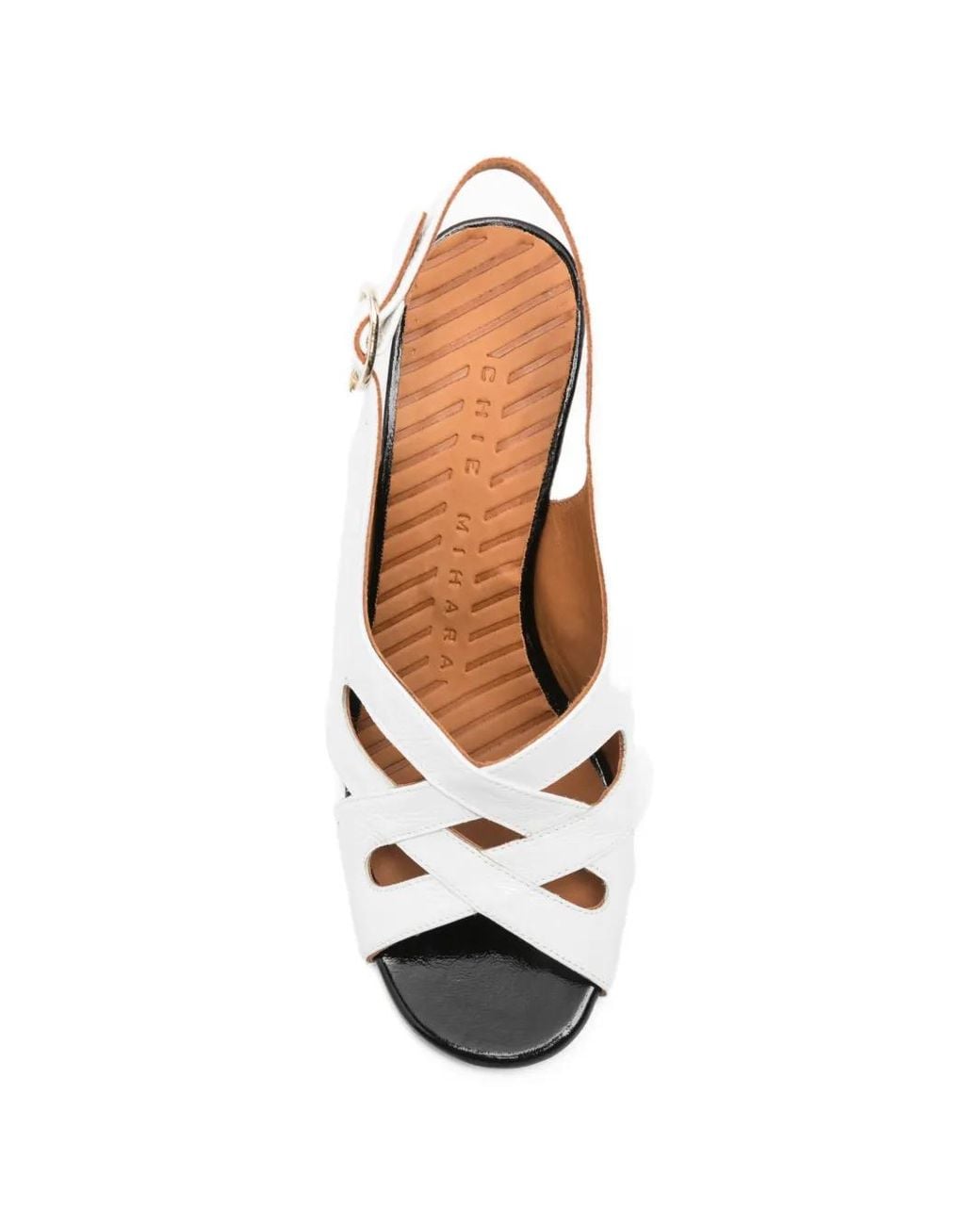 Sandalias Con Aberturas Chie Mihara de color White