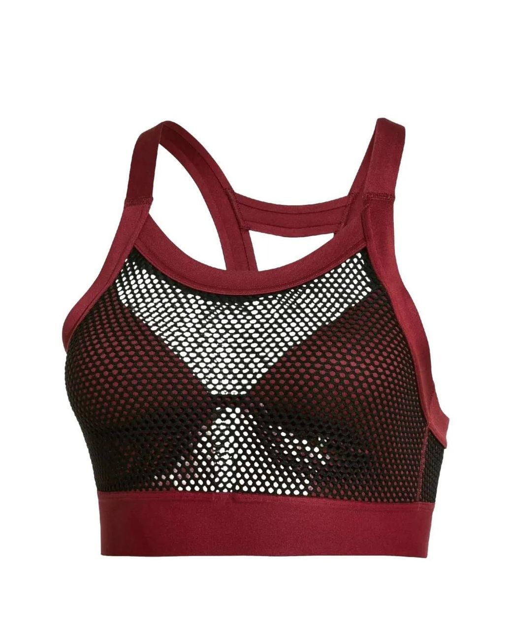 PUMA Red X Selena Gomez Mesh Sports Bra